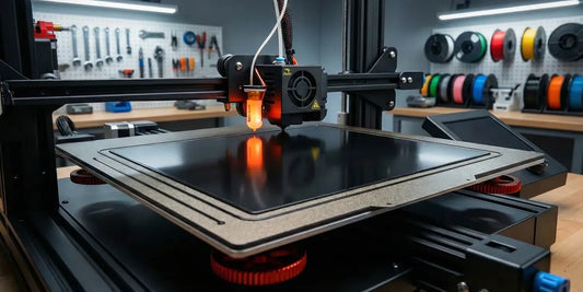 3D Printer Printing A Perfect First Layer
