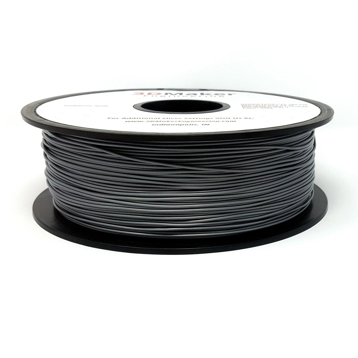 PETG 3D Printer Filament Gray Silver