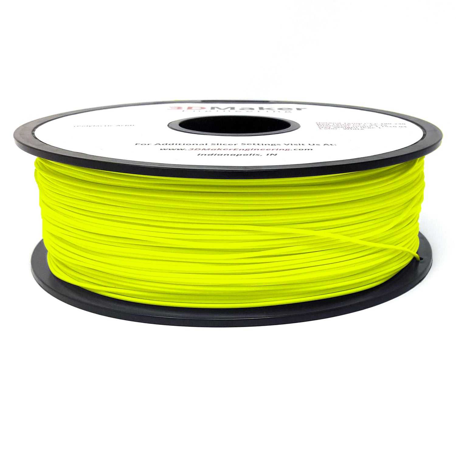 PLA 3D Printer Filament Yellow