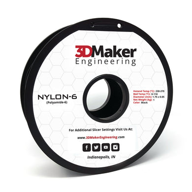 Nylon 3D Printer Filament White