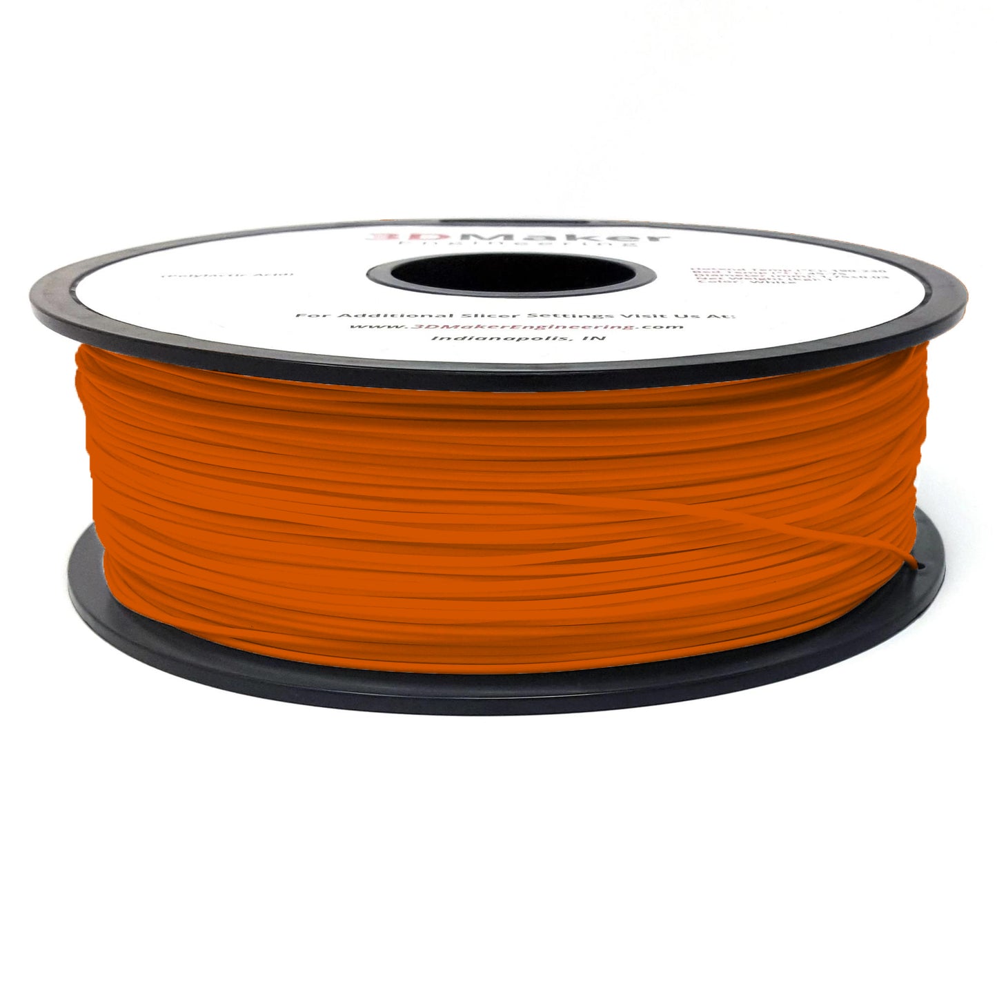 PLA 3D Printer Filament Orange